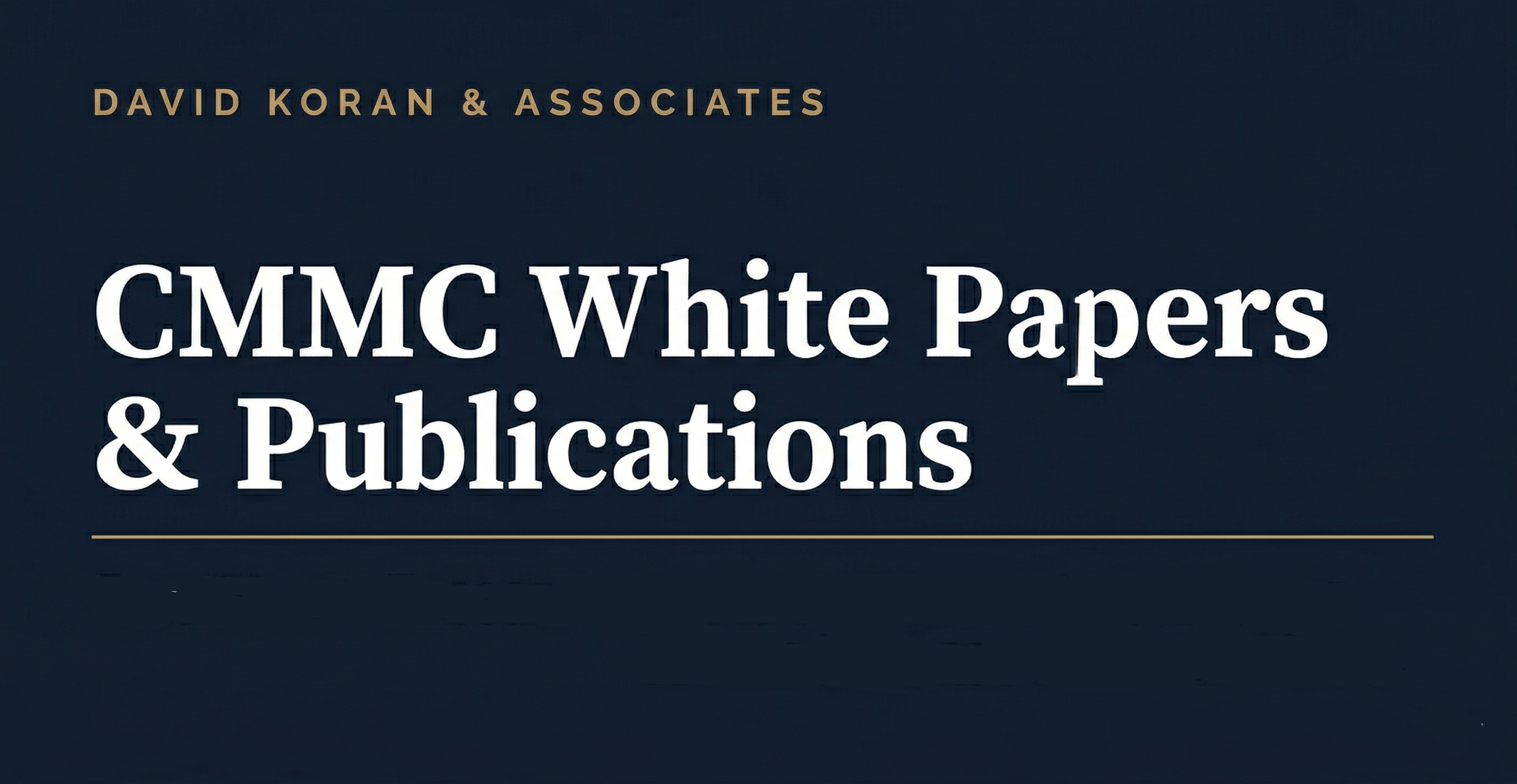 What Is FCI? Federal Contract Information Explained | David W. Koran, RPA